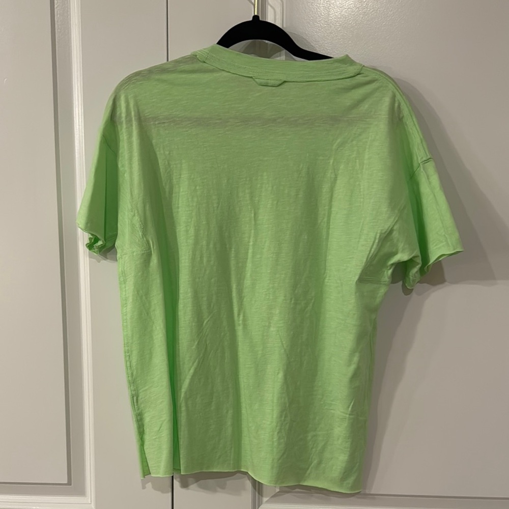 NWT aerie Lime Green T-Shirt oversized size XXS - Picture 9 of 9